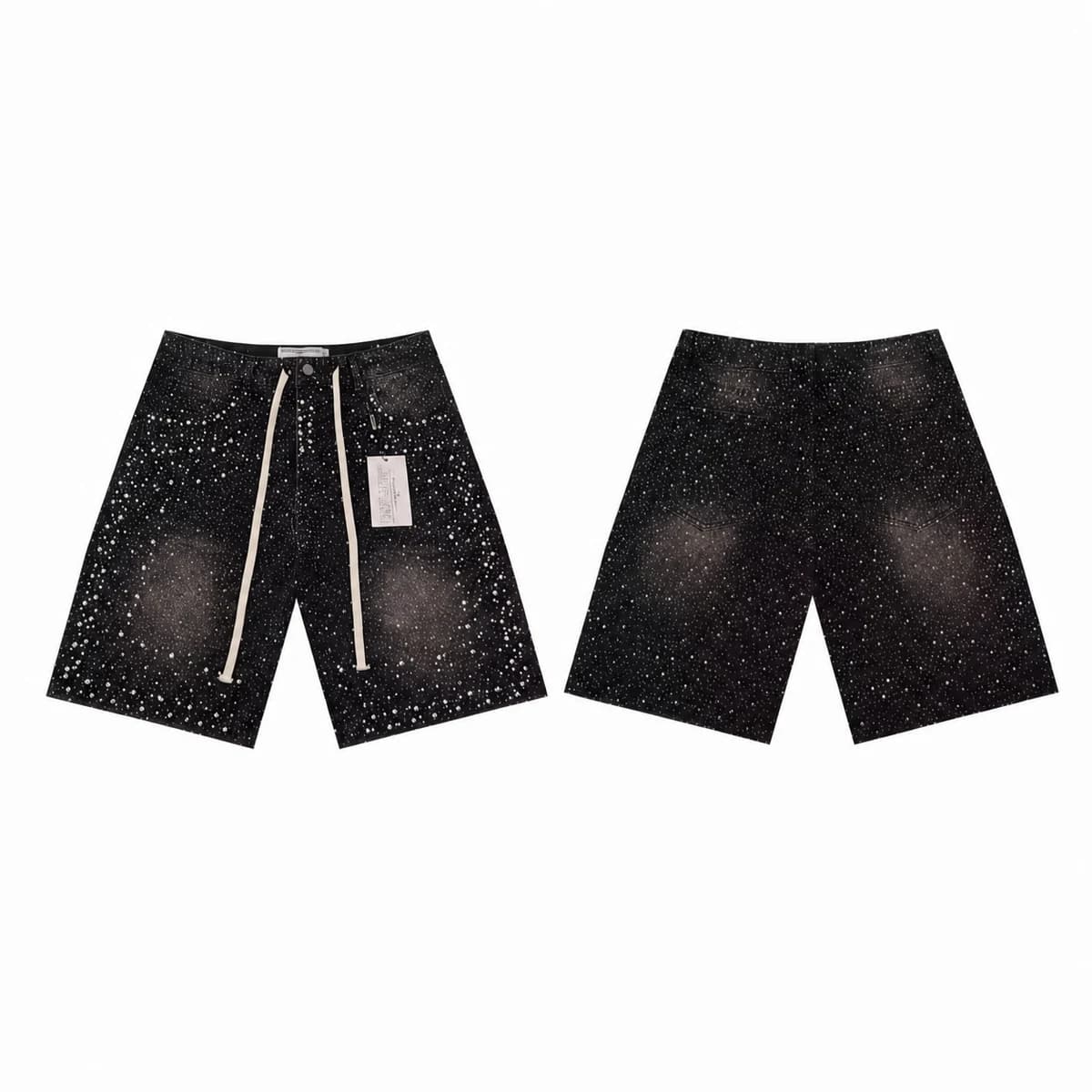 Night Spark Crystal Shorts - Schwarz
