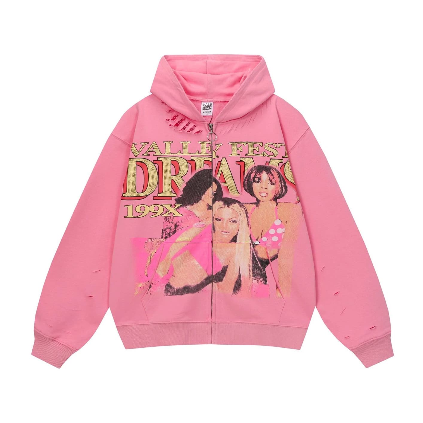 Valley Dreams Femme Hoodie - Pink