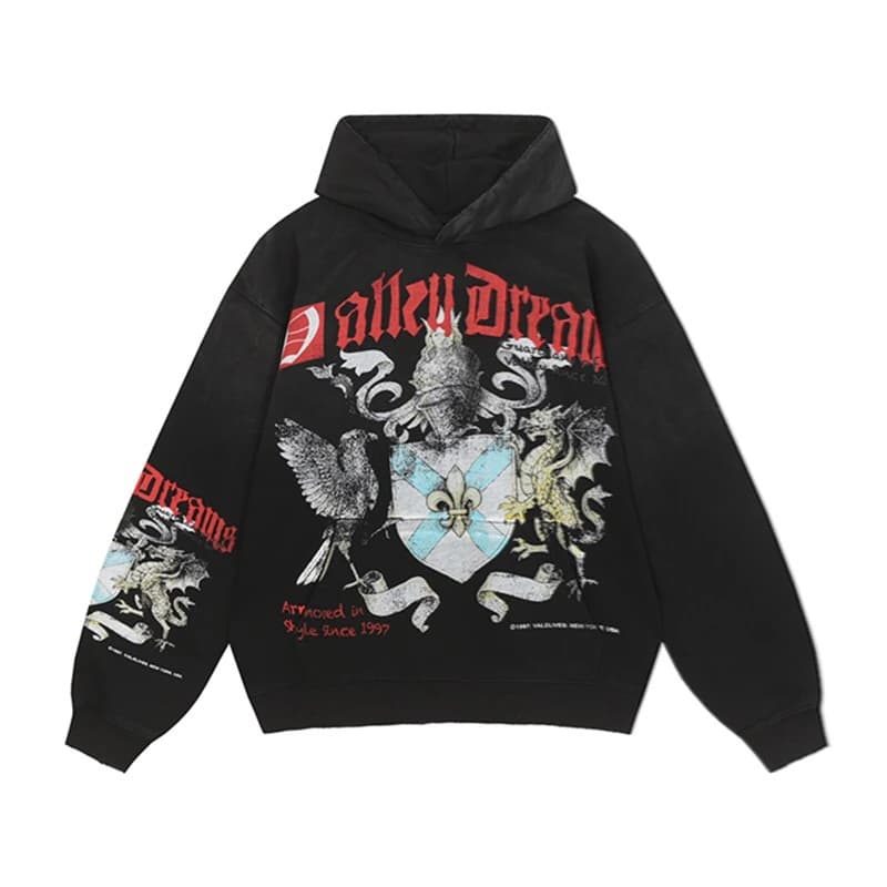 Valley Dreams Angel Ride Hoodie - Black