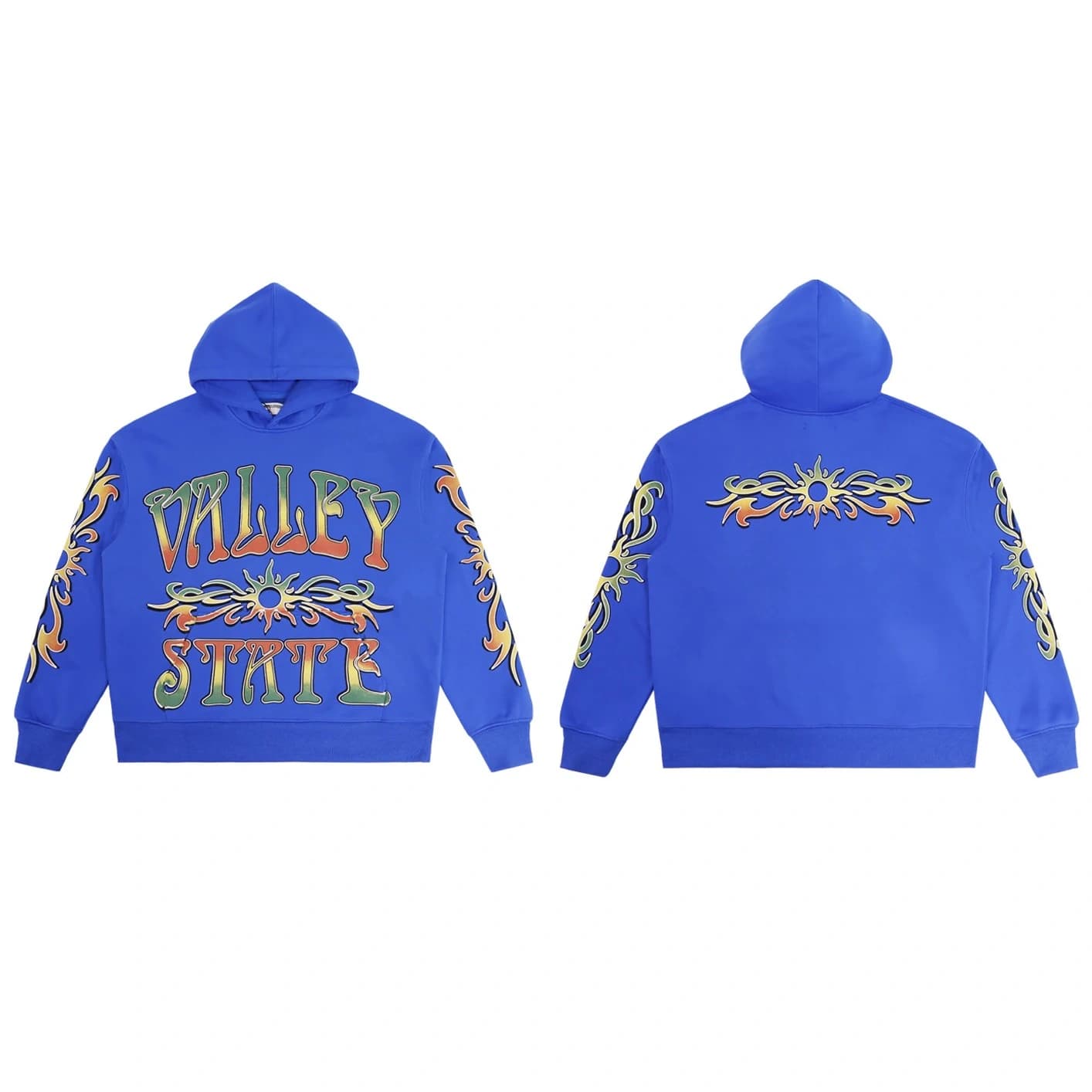Valley State Graphic Hoodie - Blue
