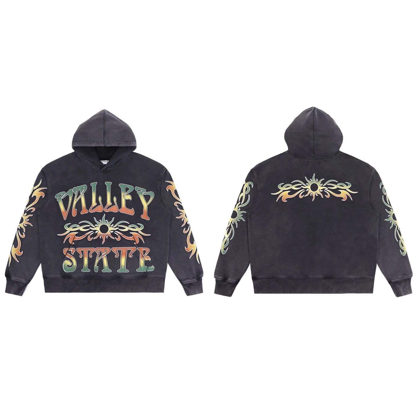 Valley State Graphic Hoodie - Black
