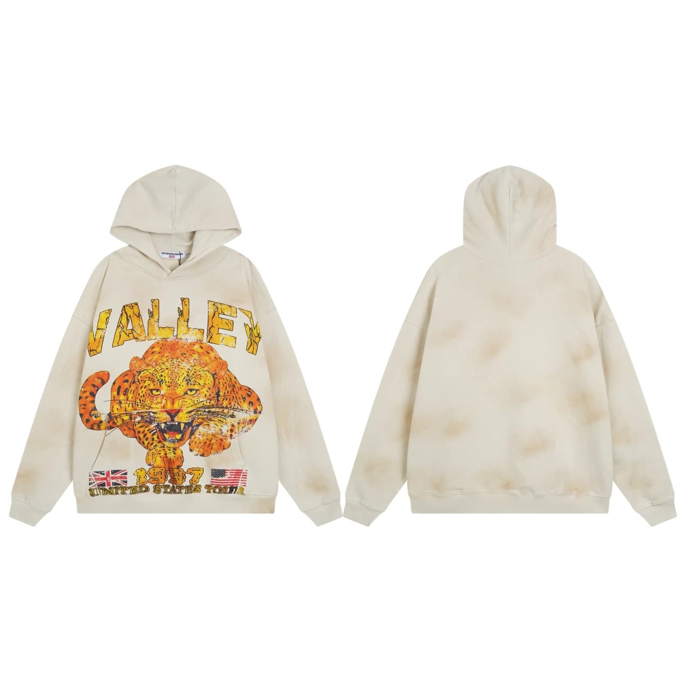 Valley Gold Graphic Hoodie - Cream