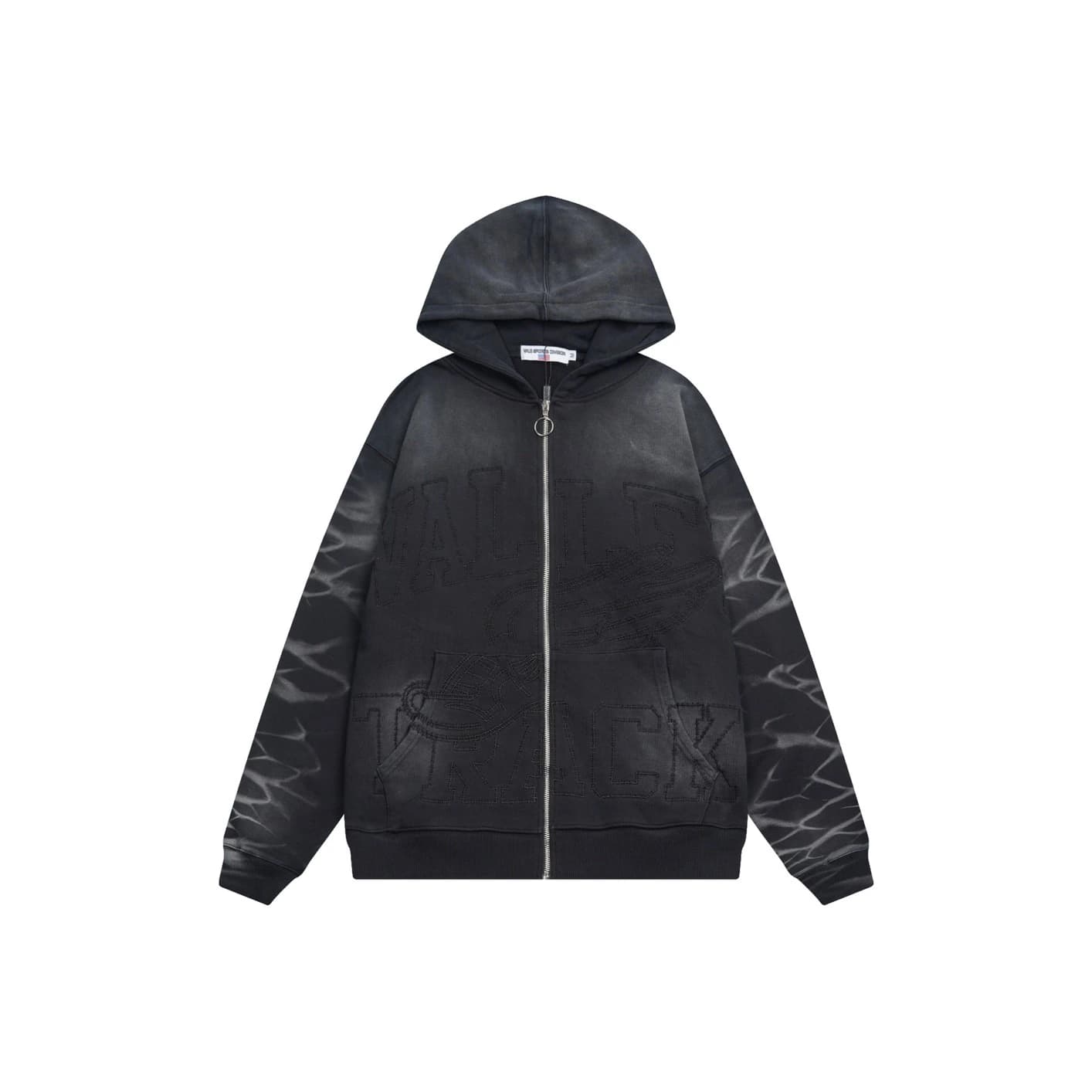 Valley Essential Zip Hoodie - Black