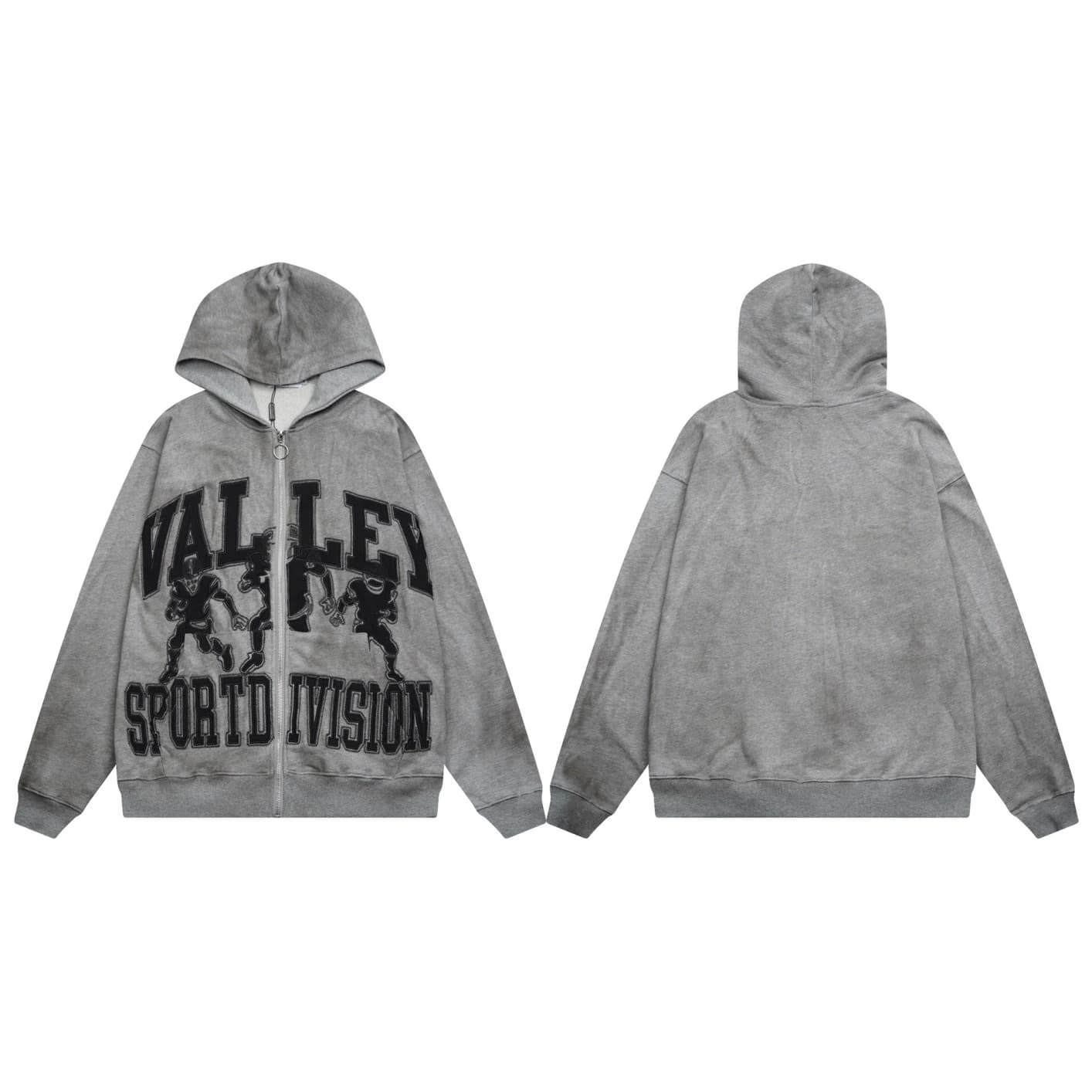 Valley Sport Vision Hoodie - Washed Grey
