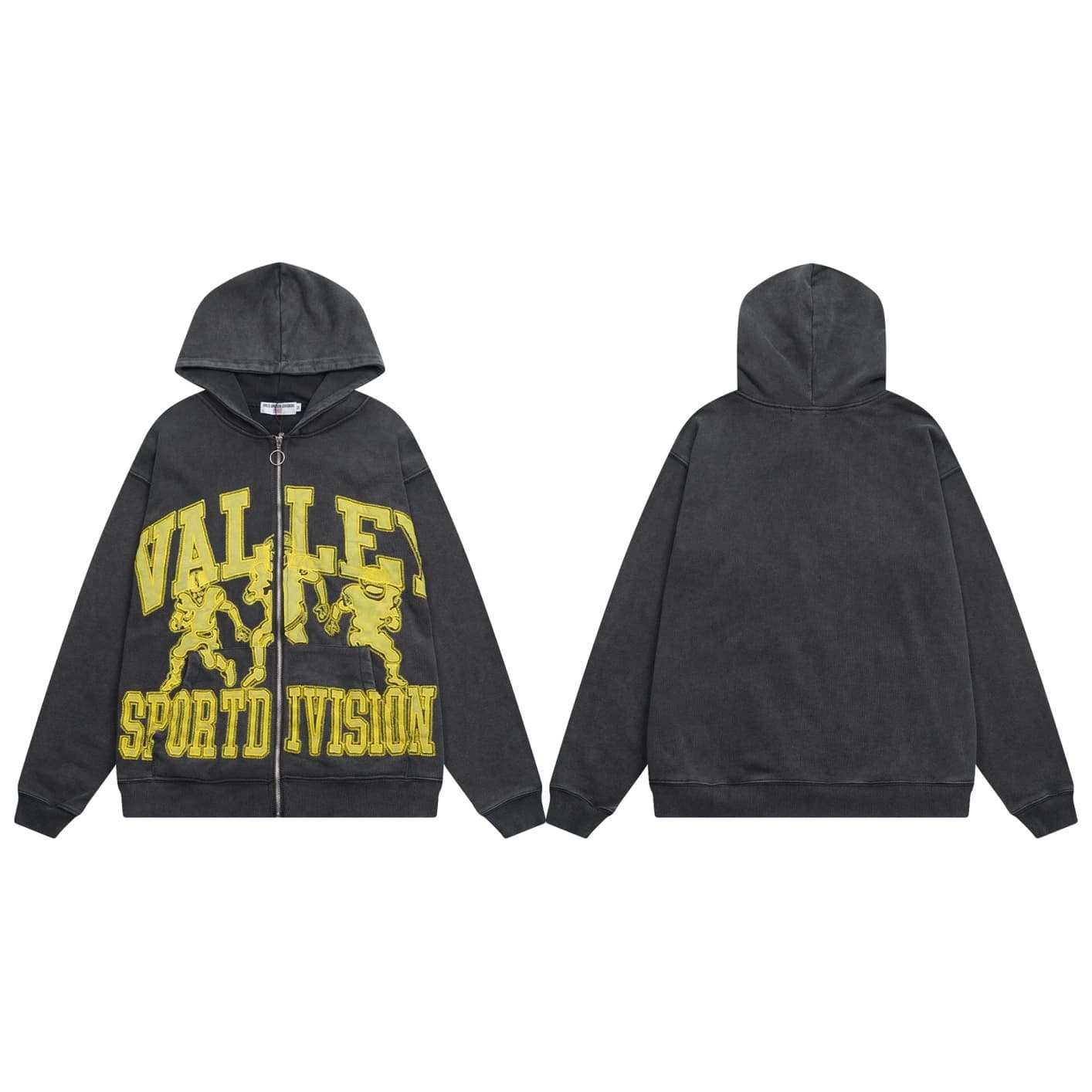 Valley Sport Vision Hoodie - Black Yellow