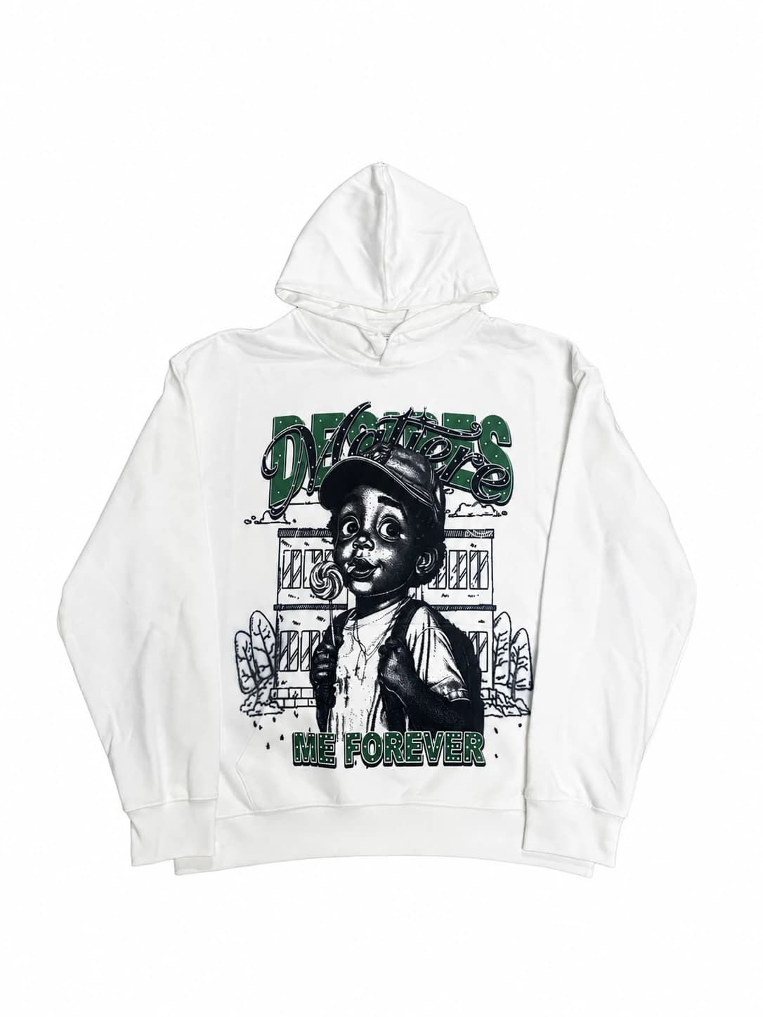 Valley Dreams Script Hoodie - White