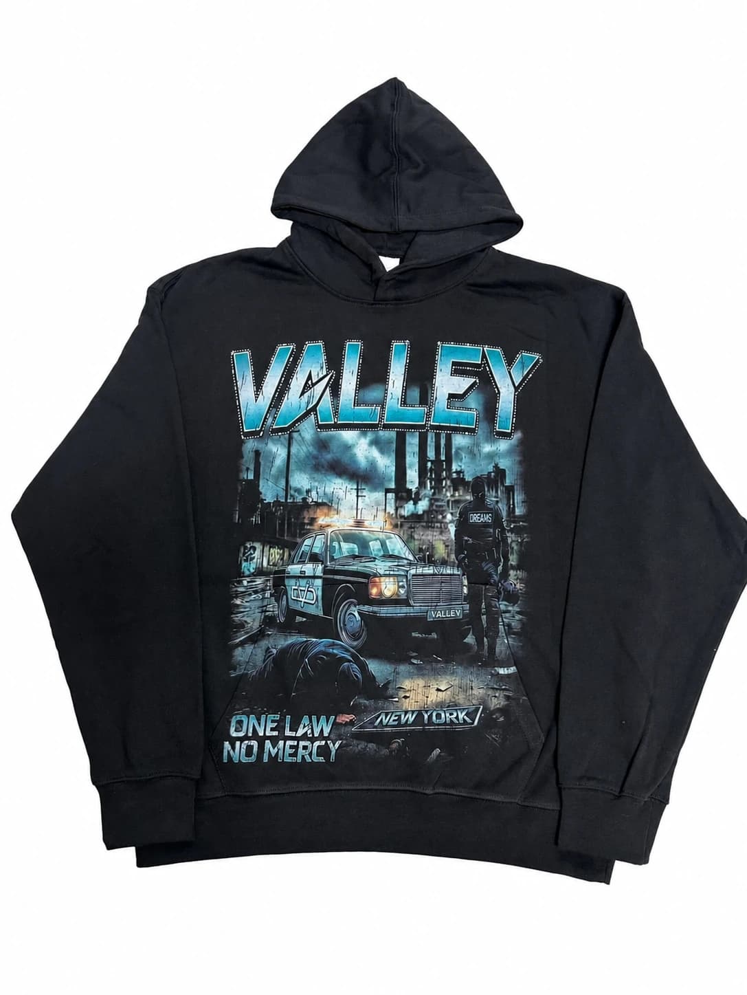 One Way No Mercy Car Hoodie - Black