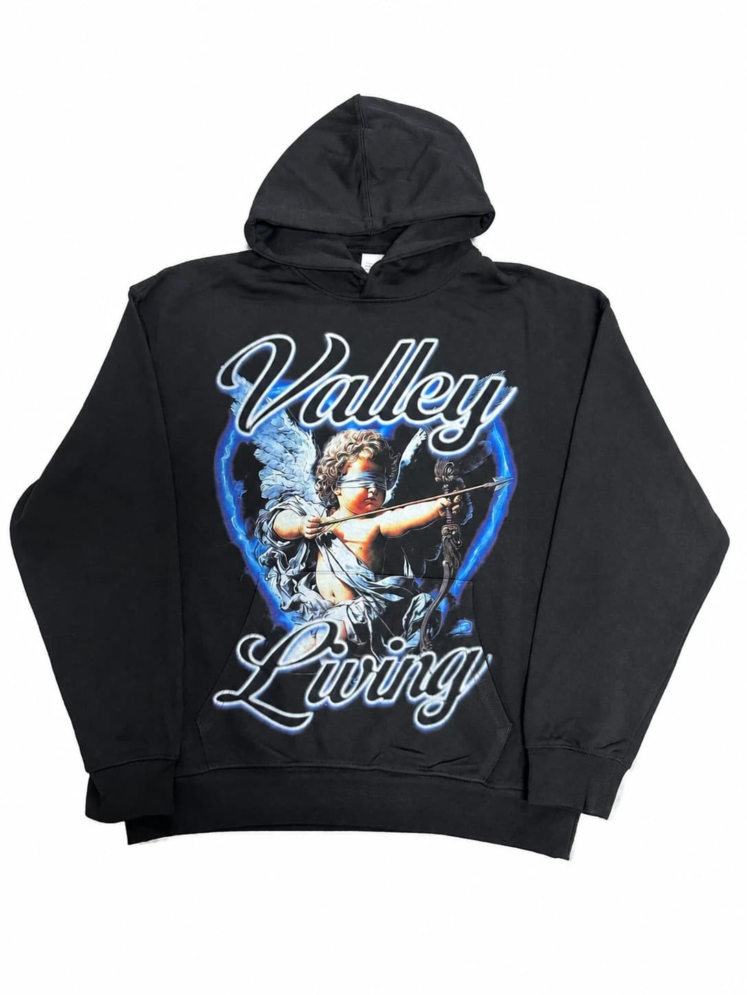 Valley Living Graphic Hoodie - Black