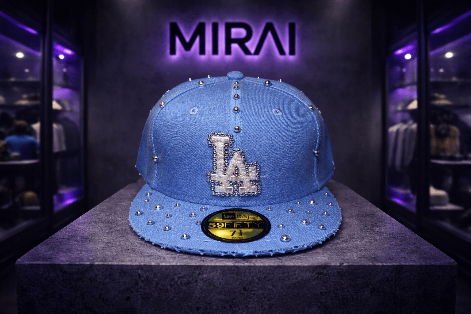 LA Dodgers Silver Light blue