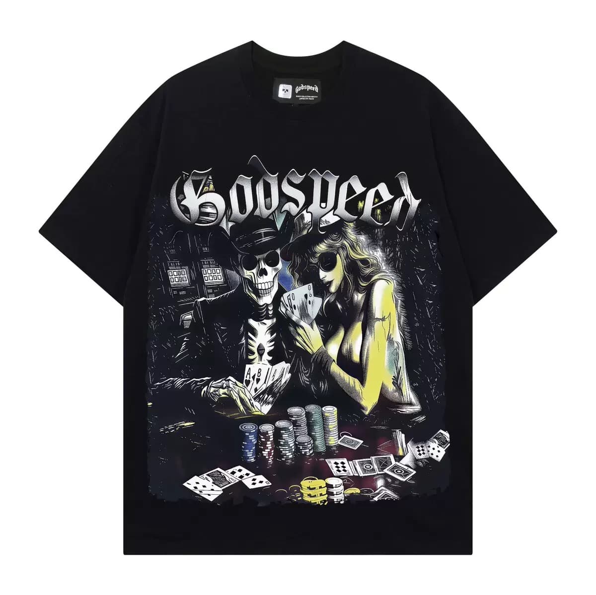 T-shirt Oversize GodSpeed - Deadly Games - Schwarz