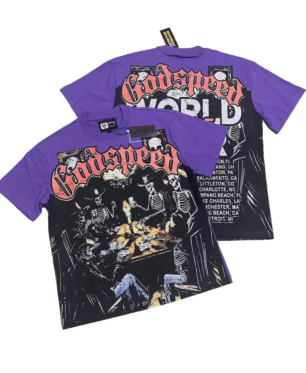 T-shirt Oversize GodSpeed - Godspeed World - Violett