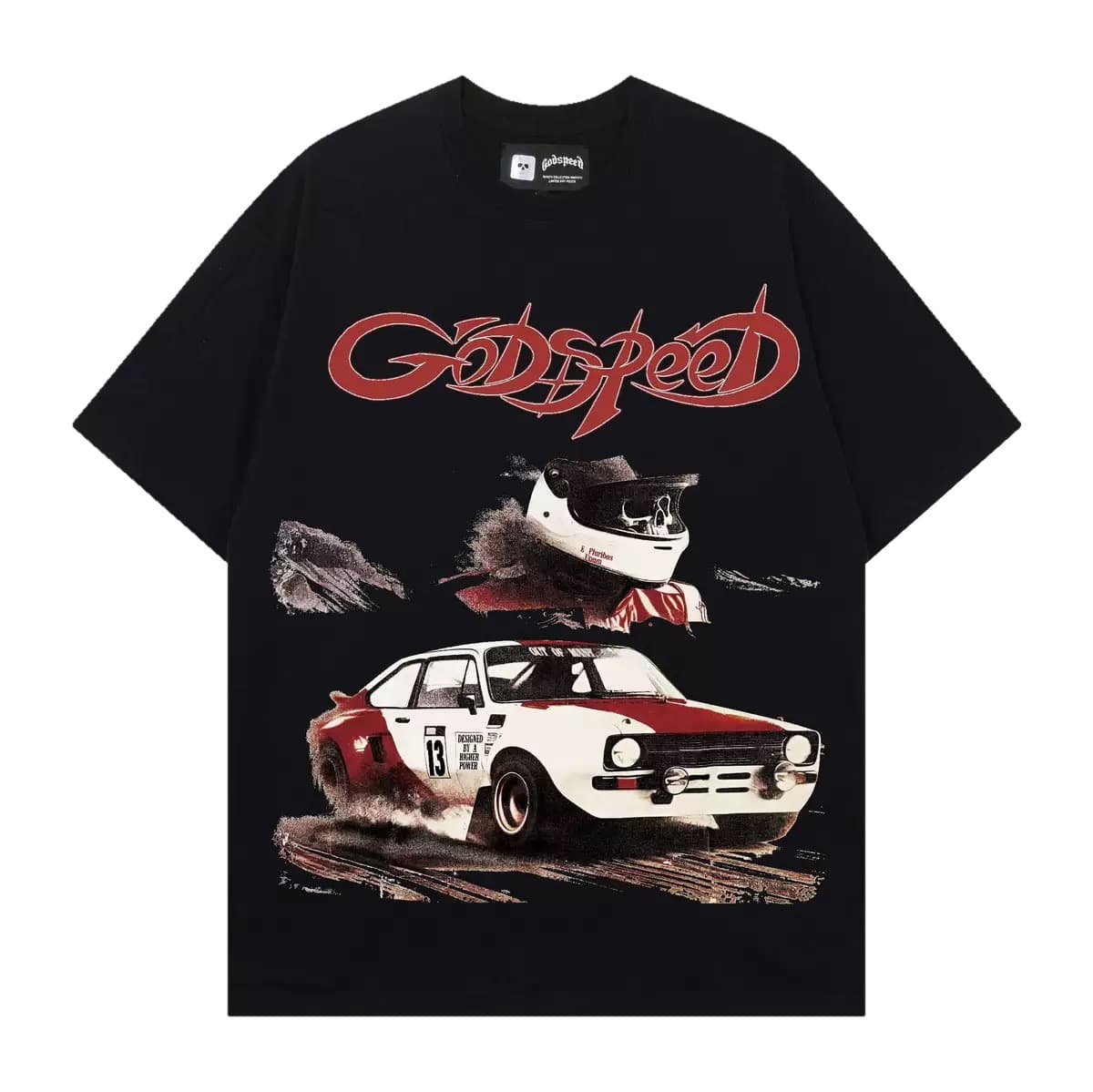 T-shirt Oversize GodSpeed - Desert Rally Shadow - Schwarz