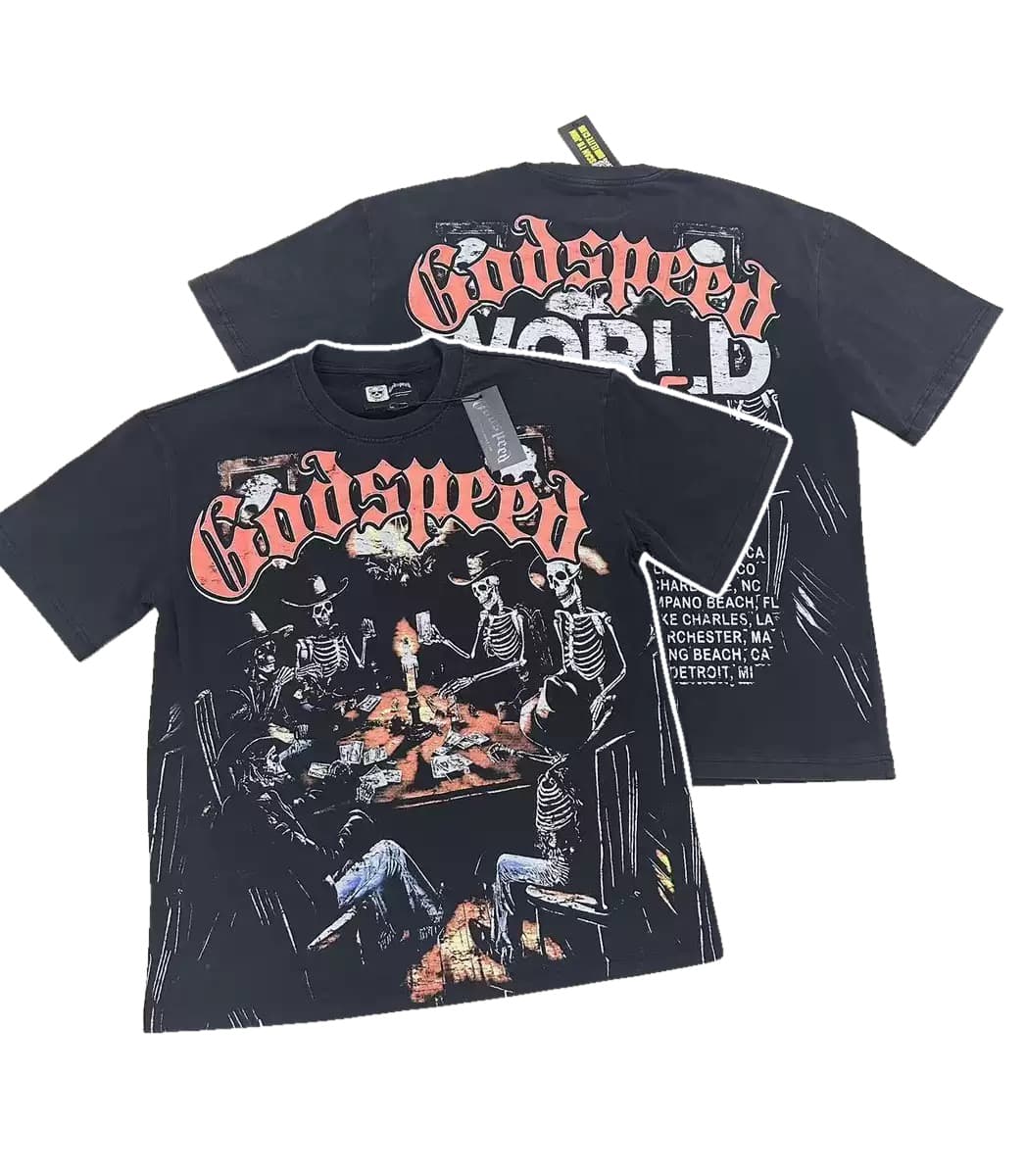 T-shirt Oversize GodSpeed - Godspeed World - Schwarz