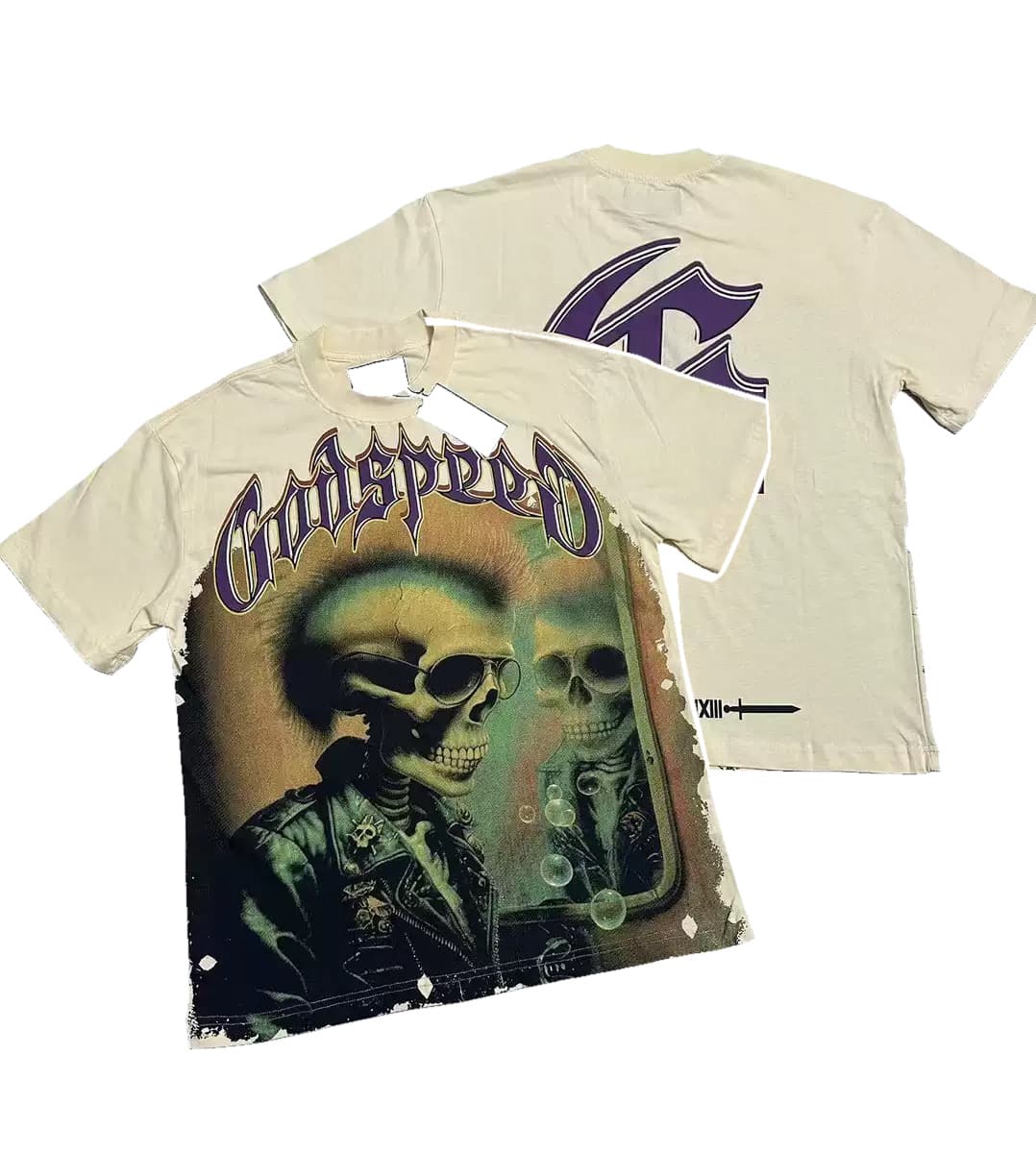 T-shirt Oversize GodSpeed - Memento Alien - Crema