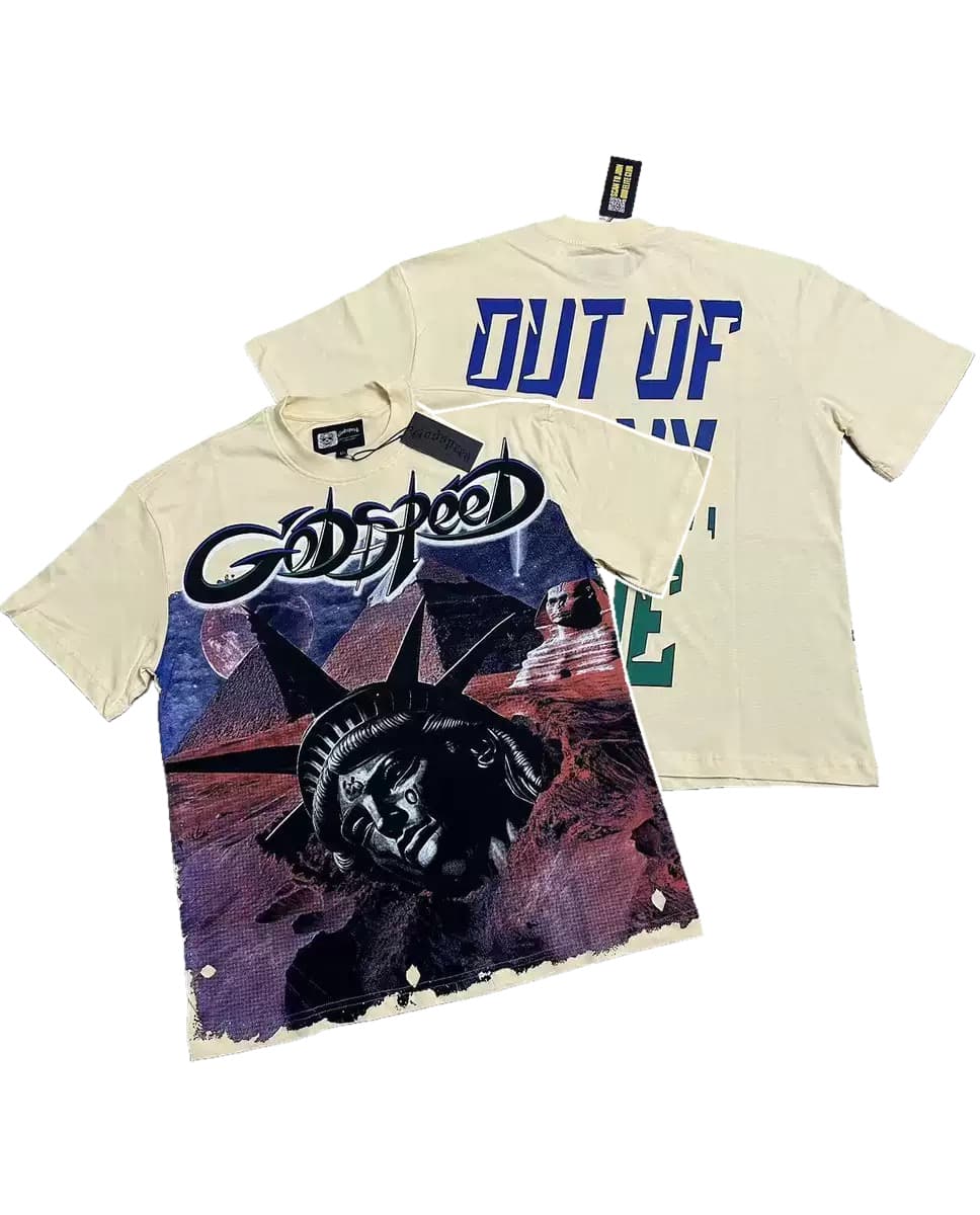 T-shirt Oversize GodSpeed - Tennis Liberty - Crema