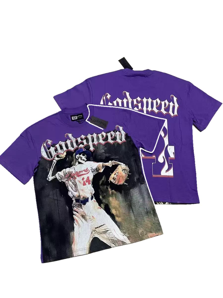 T-shirt Oversize GodSpeed - Boxer - Violett
