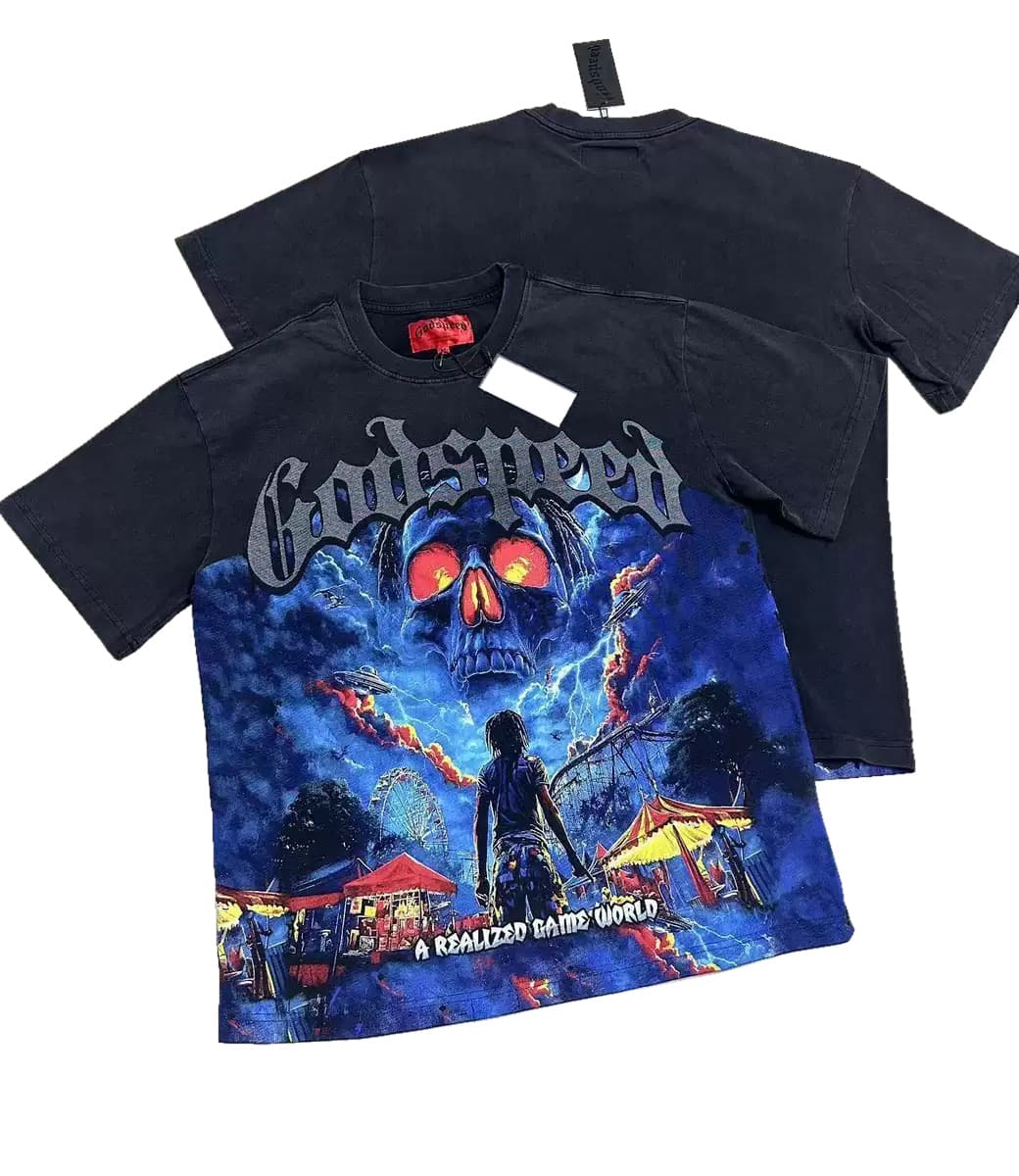 T-shirt Oversize GodSpeed - Reality Beyond - Schwarz