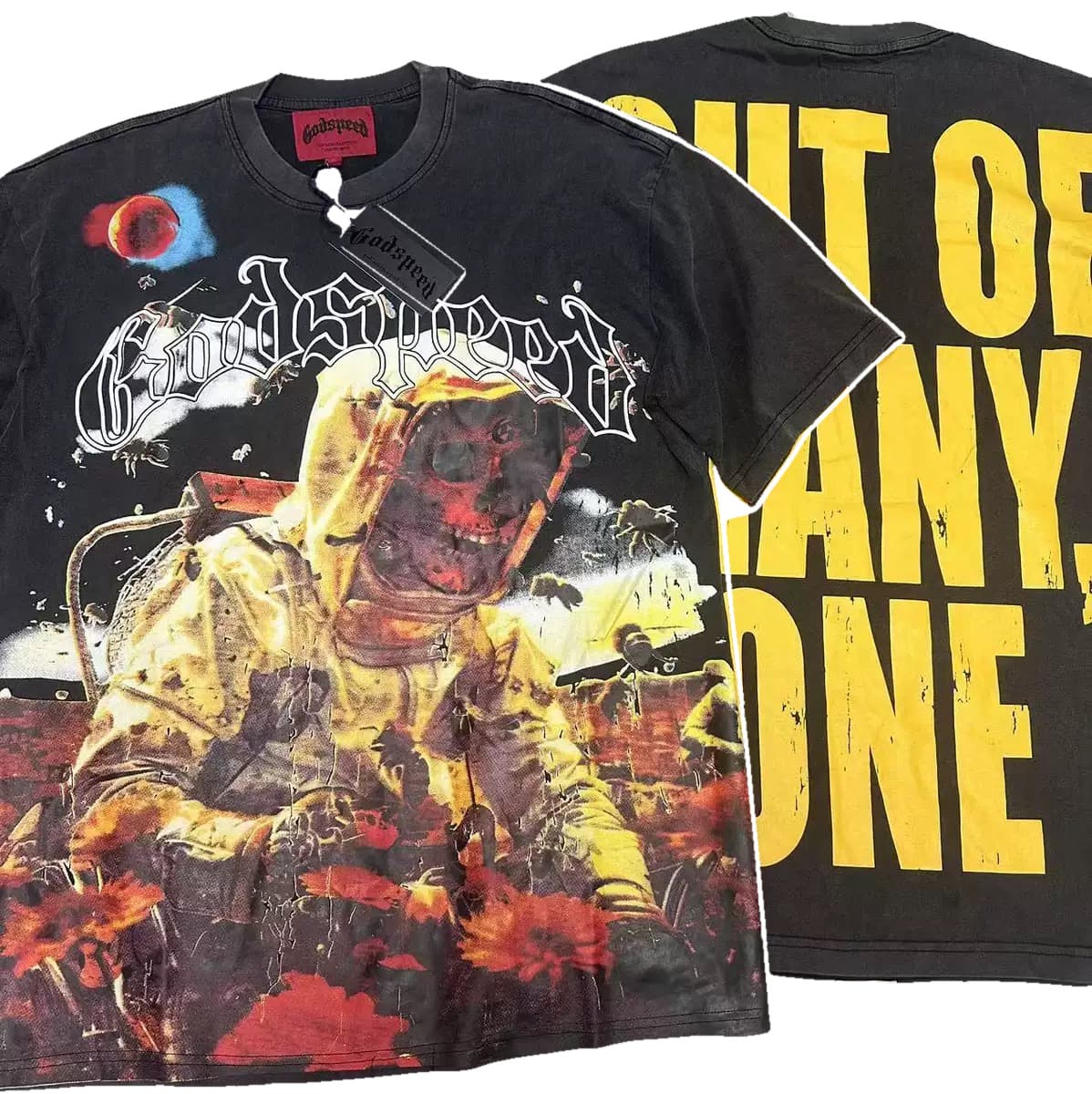 T-shirt Oversize GodSpeed - Inferno Explorer - Schwarz