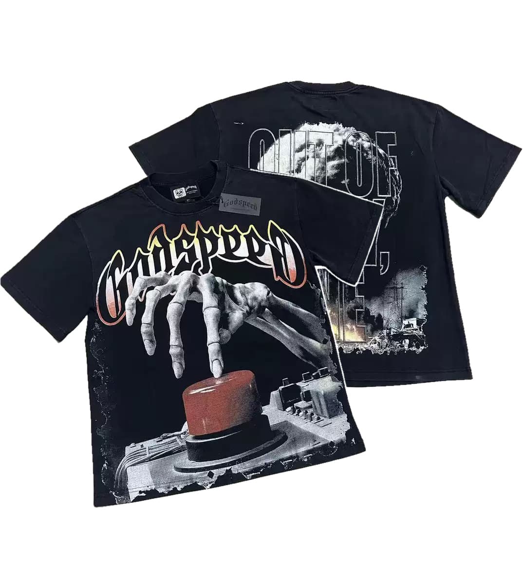 T-shirt Oversize GodSpeed - Sleight Of Hand - Schwarz