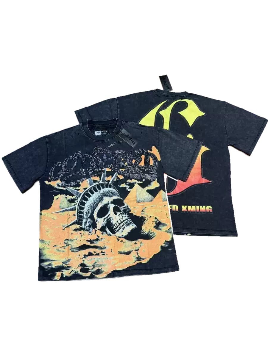 T-shirt Oversize GodSpeed - Mind Eclipse - Schwarz