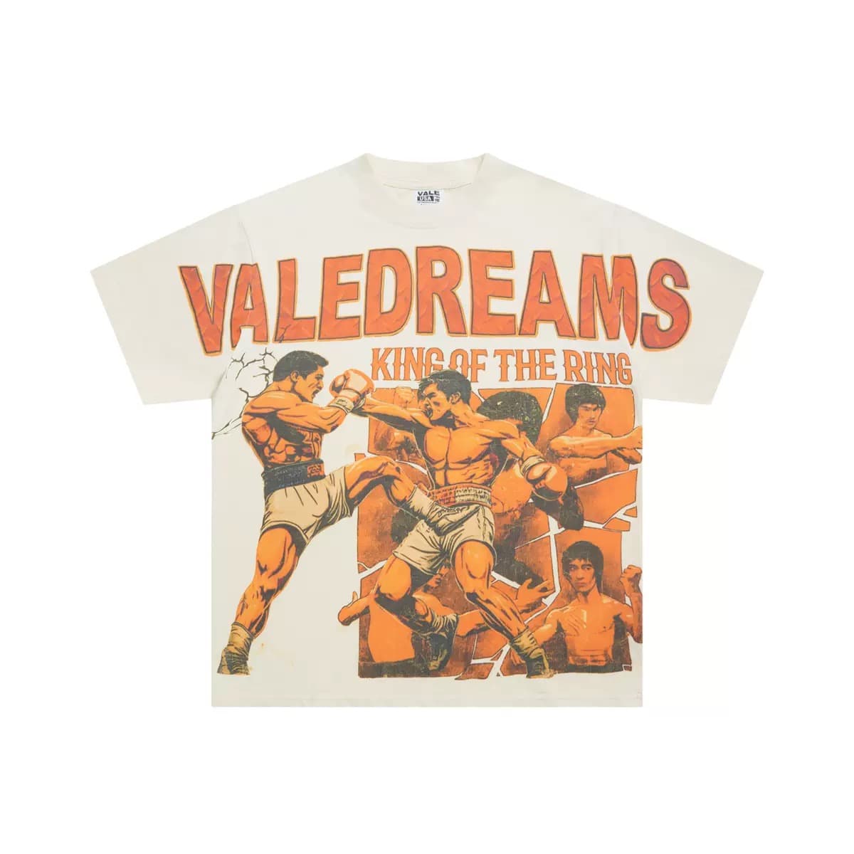 T-shirt Oversize Valley - King Of The Ring - Crema