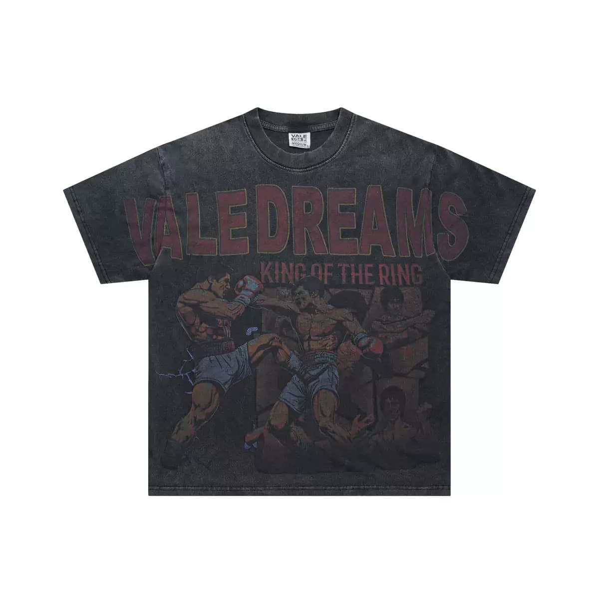 T-shirt Oversize Valley - King Of The Ring - Schwarz