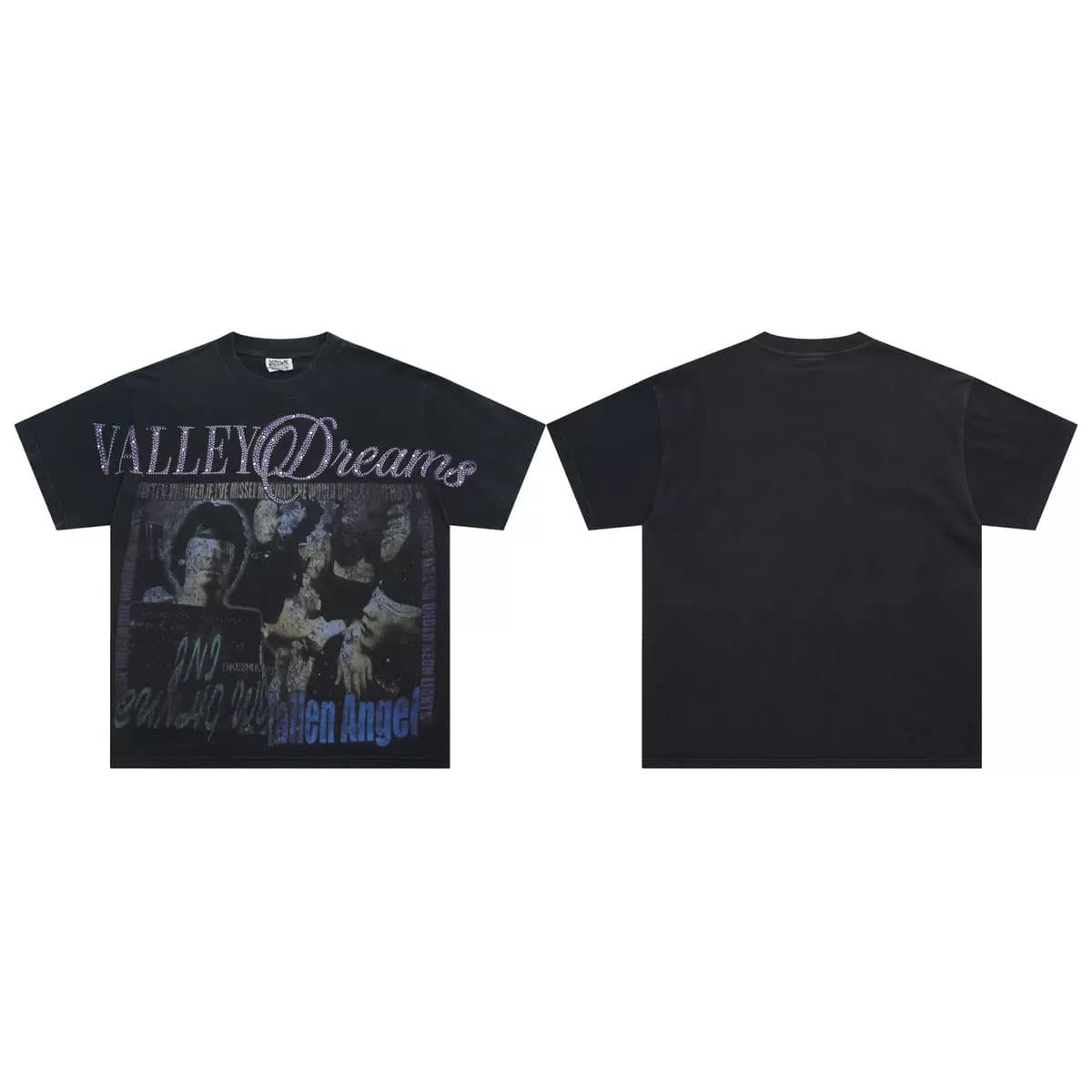 T-shirt Oversize Valley - Valley Dreams World Tour - Schwarz