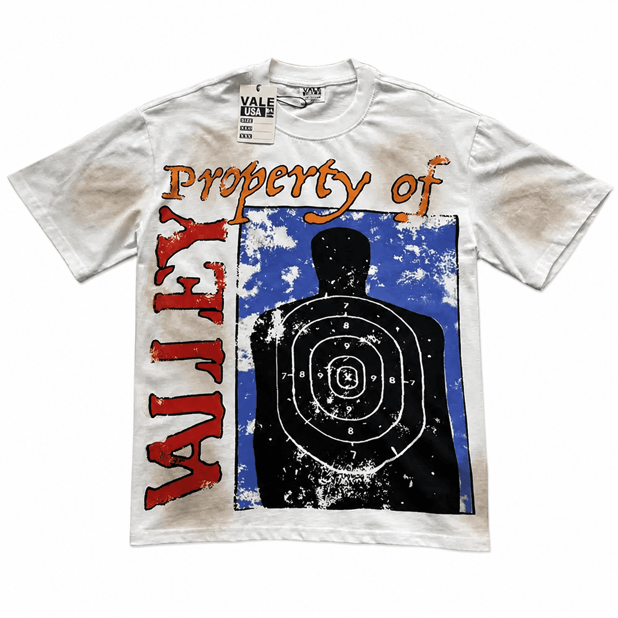 T-shirt Oversize Valley - Target Silhouette - Weiß