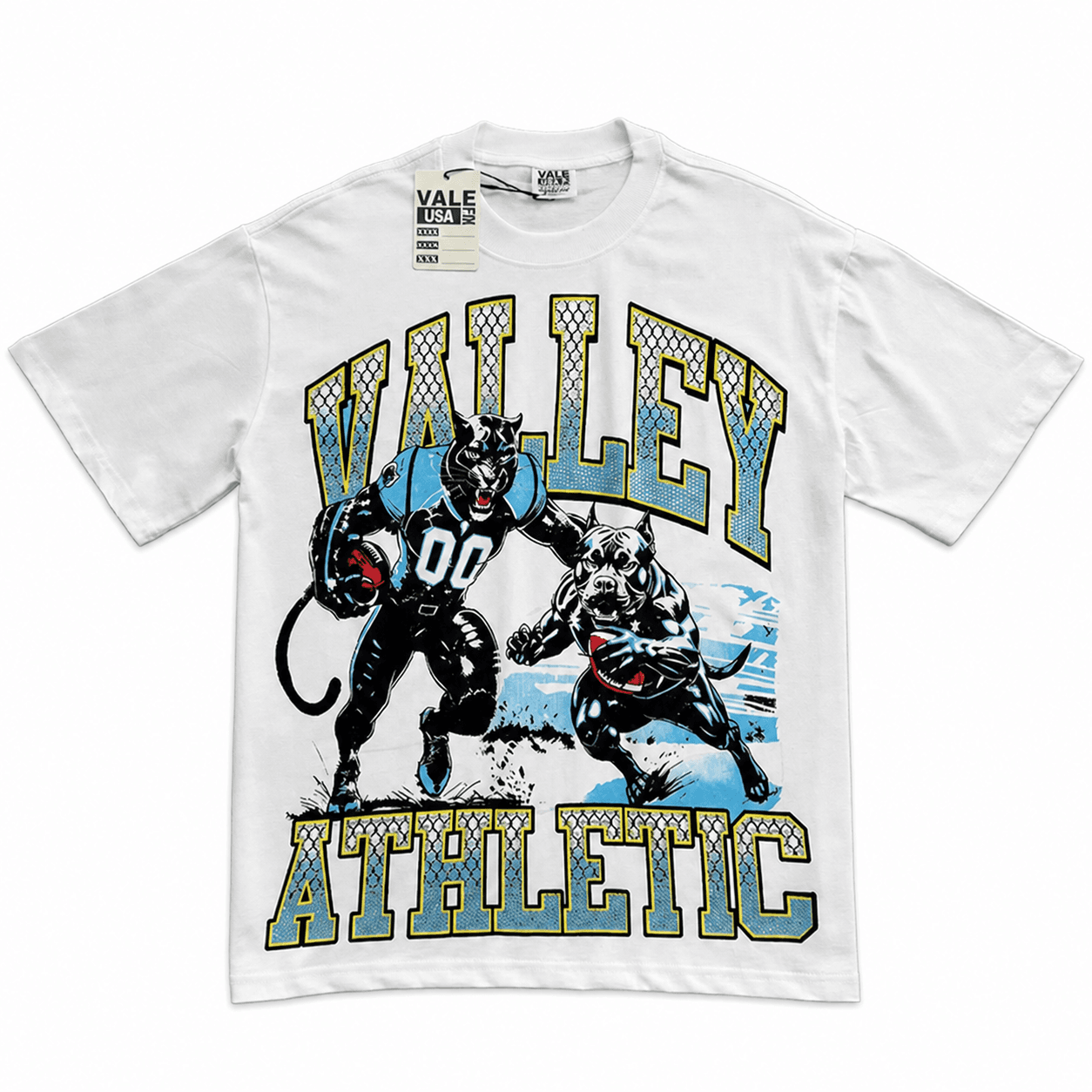 T-shirt Oversize Valley - Valley Athletic Fighters - Weiß