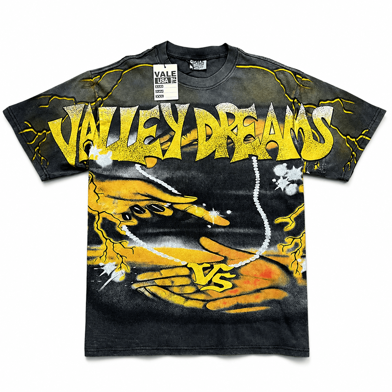 T-shirt Oversize Valley - Valley Dreams Racer - Schwarz