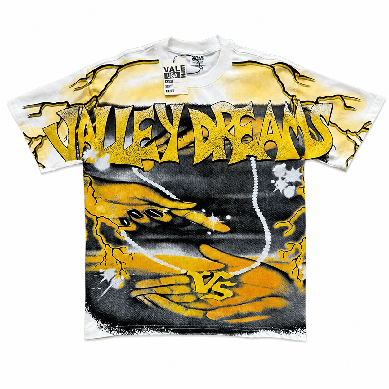 T-shirt Oversize Valley - Valley Dreams Racer - Weiß