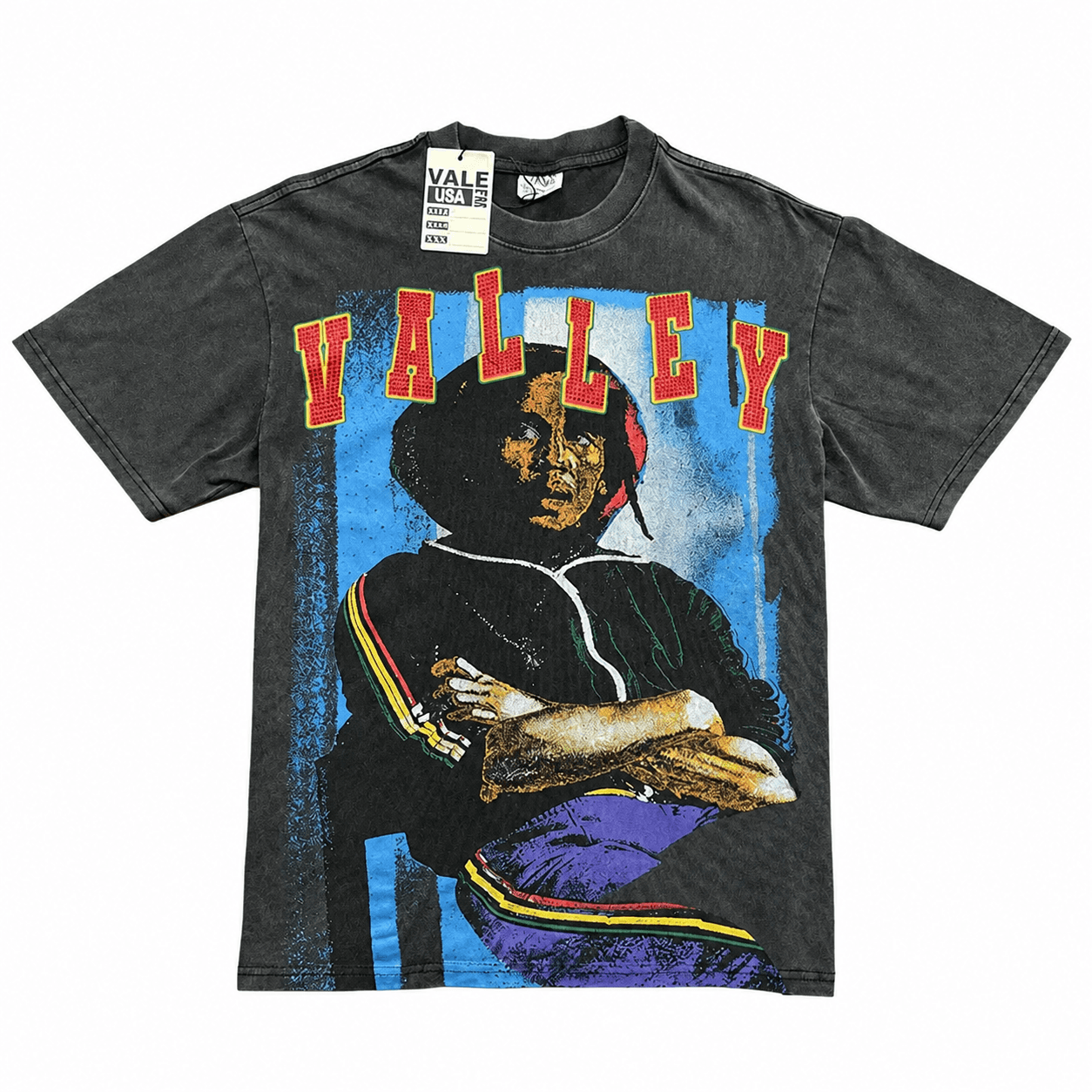 T-shirt Oversize Valley - Valley Basketball Legend - Schwarz