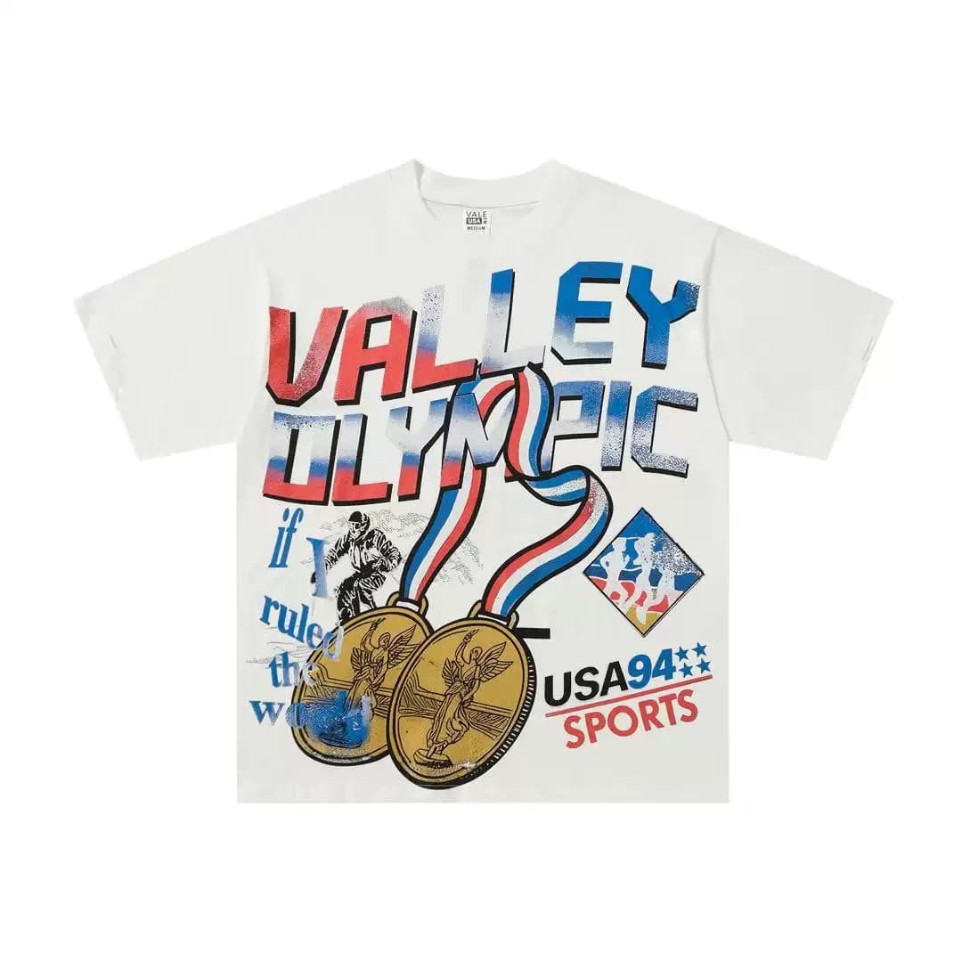 T-shirt Oversize Valley - Valley Olympic Medal - Weiß