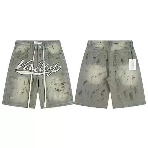 Vale Forever Skittles Jeansshorts - Dirt / Grün