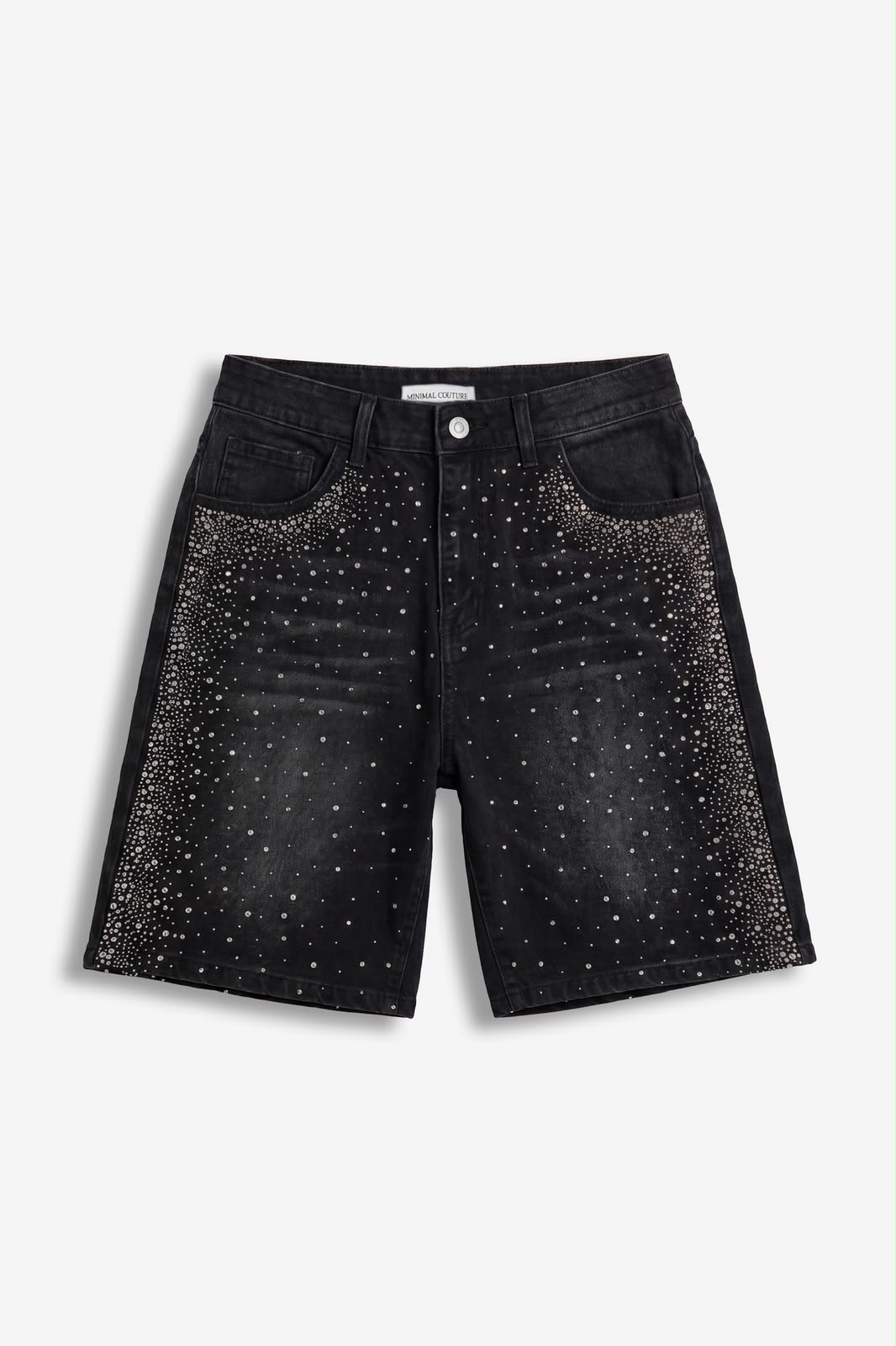 Bermuda Denim Crystal Nero